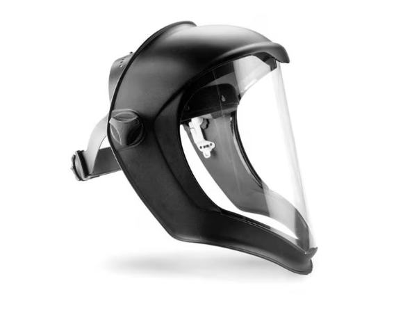 Bionic Shield Assembly with Ratchet Adjustment Suspension, Anti-Fog/Anti-Scratch, Clear Lens