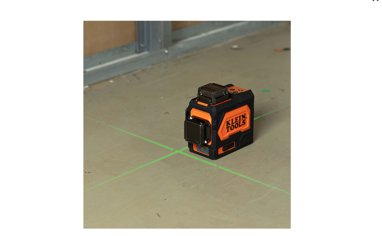 Rechargeable Self-Leveling Green Planar Laser Level