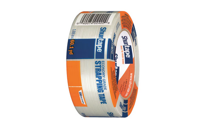 Packaging Tape, 48mm W, Clear, 4-47/64" dia